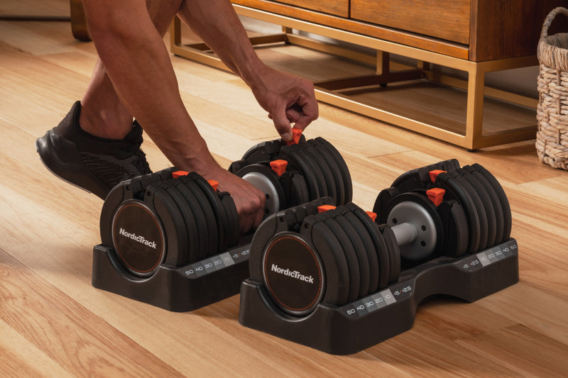 NordicTrack Select-A-Weight Adjustable Dumbbell Pair